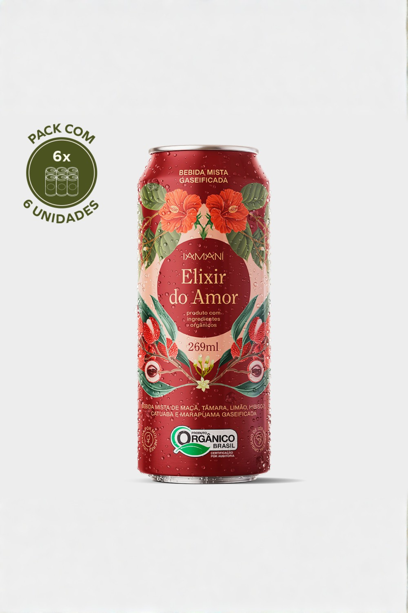 Chá Gelado Elixir do Amor 269 ml - PACK 6 Un. – Iamaní Chás