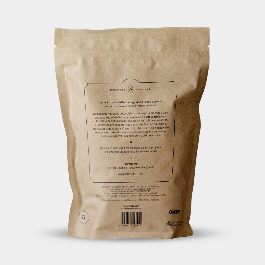 Chá de Hortelã Orgânica - 30g
