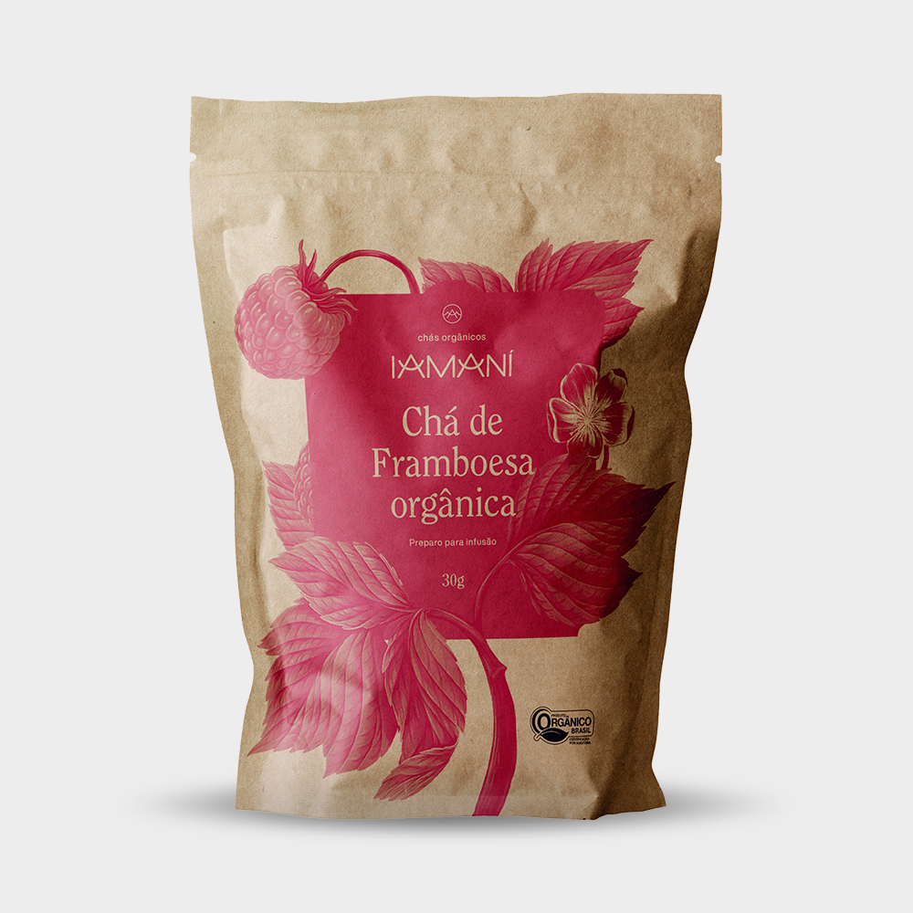 Chá de Framboesa Orgânica - 30g – Iamaní Chás Funcionais Orgânicos