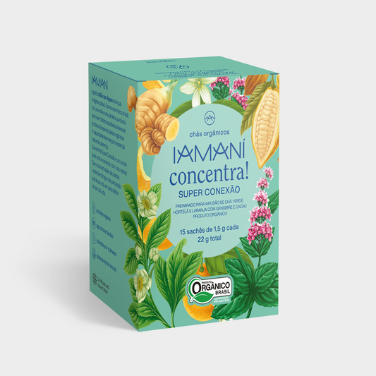 Chá Orgânico Super Foco / Concentra! - 15 sachês