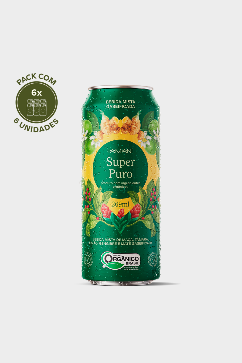 Chá Gelado Super Puro/Detox 269 ml - PACK 6 Un.