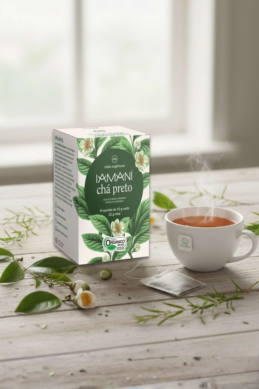 Chá Preto Orgânico - 15 sachês
