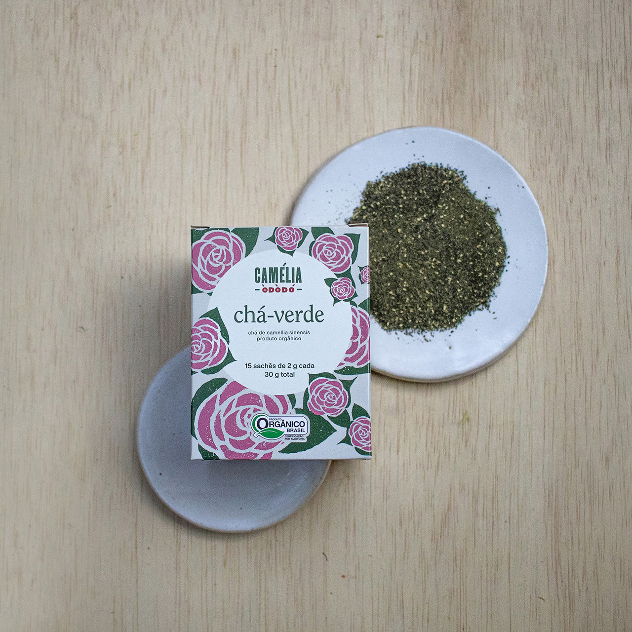 Chá Verde Orgânico Camélia Ódódó- 15 sachês
