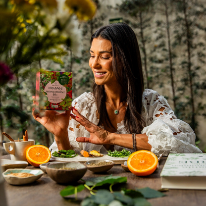 Chá Orgânico Renova Mulher 40+ (4 Blends - 28 Sachês)