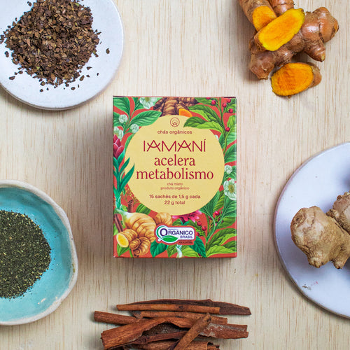 Chá Orgânico Acelera Metabolismo / Acelera! - 15 sachês