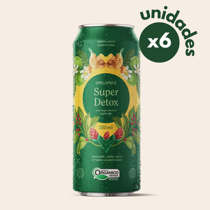 Chá Gaseificado Super Detox PACK 6 Un.